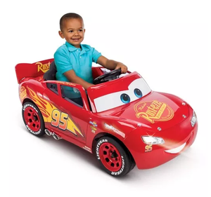 Carro Electrico 6v Disney Cars Rayo Mcqueen Con Cargador