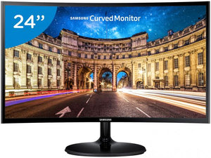 Monitor Gamer Curvo Samsung Lc24f390fhlxzx 24 Pulgadas Hdmi