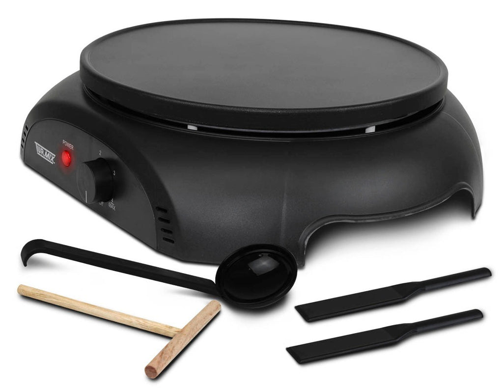 Crepera Electrica Antiadherente 30cm Maquina Crepas Espatula