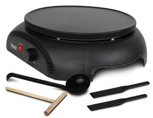 Crepera Electrica Antiadherente 30cm Maquina Crepas Espatula